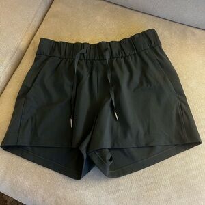 Women’s Green On the Fly Drawstring Active Shorts